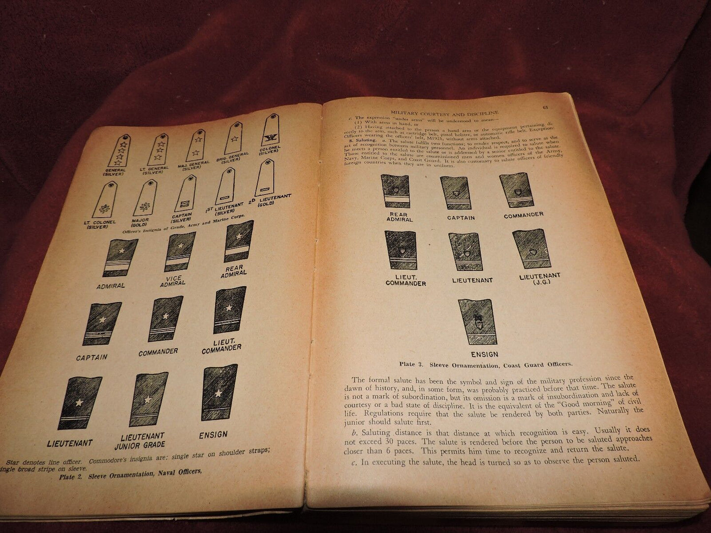 VINTAGE 1944 JUNIOR ROTC MANUAL WITH BONUS NEWS LETTERS FROM 1944
