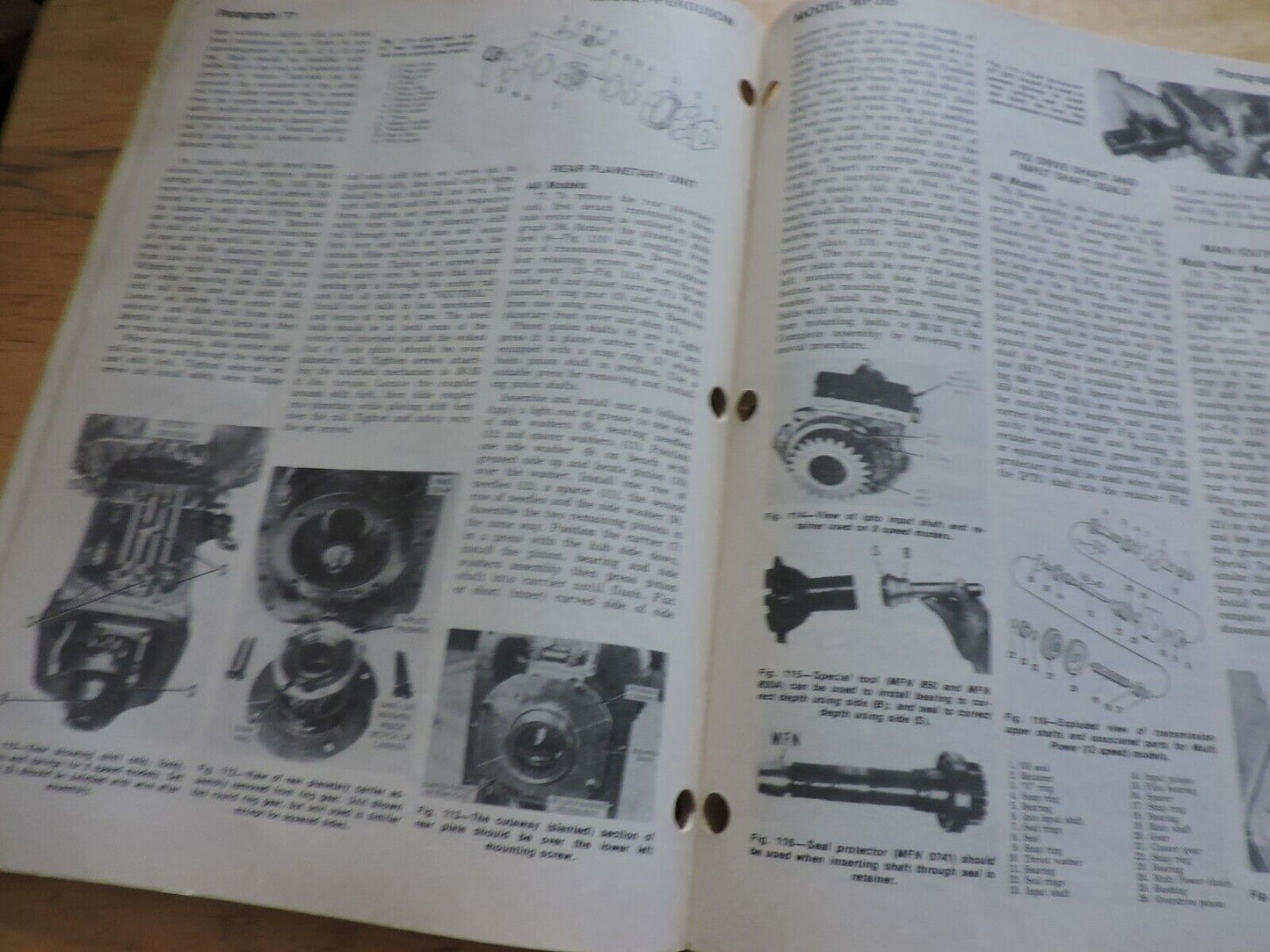 MASSEY-FERGUSON SHOP MANUAL: MODEL MF285: MANUAL # MF-36 1977