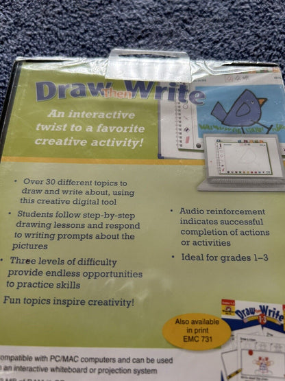 EVAN-MOOR DRAW THEN WRITE INTERACTIVE APP  GRADES 1-3