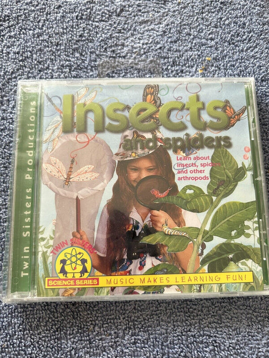 SCIENCE SERIES: INSECTS AND SPIDERS AGES 4-9  CD 1999