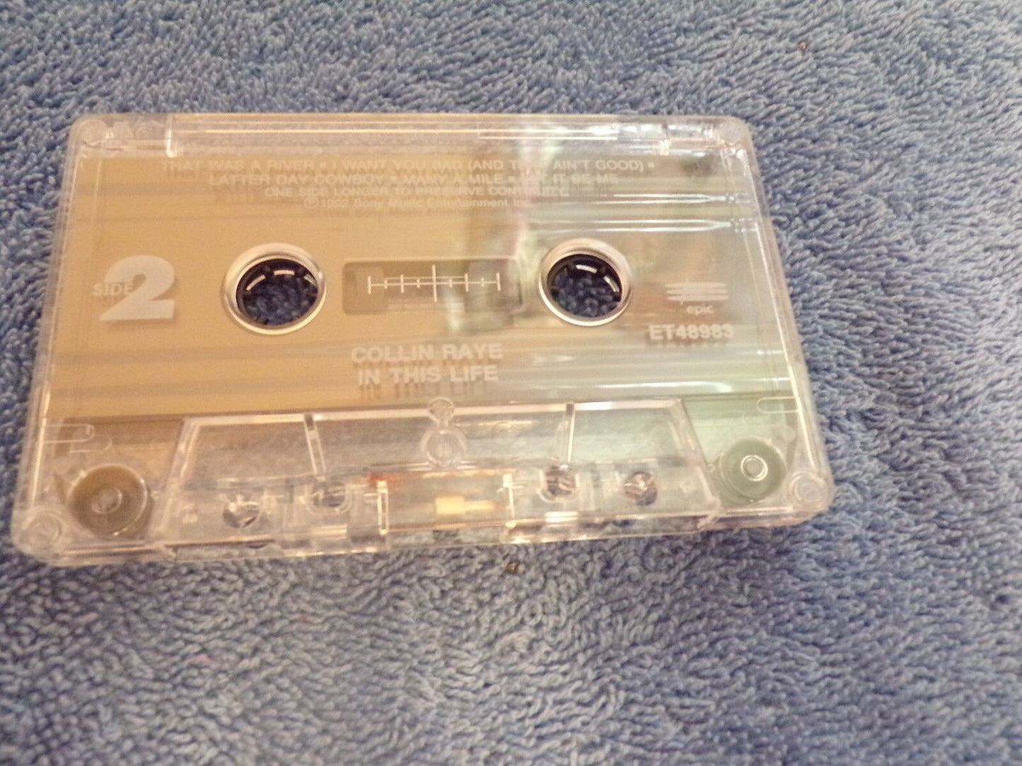 In This Life by Collin Raye (Cassette, Aug-1992, Epic)
