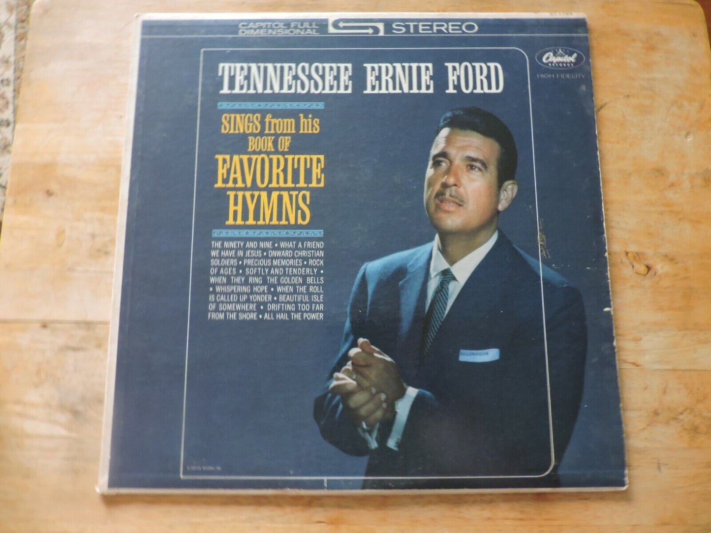 Tennessee Ernie Ford "Favorite Hymns" Vinyl Album