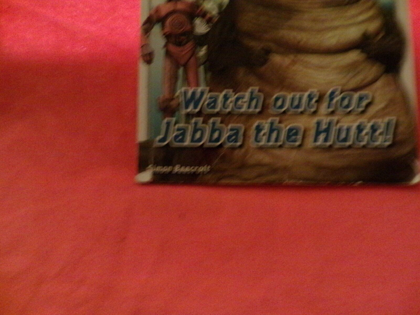 STAR WARS THE CLONE WARS  BOOK   WATCH OUT FOR JABBA THE HUTT!
