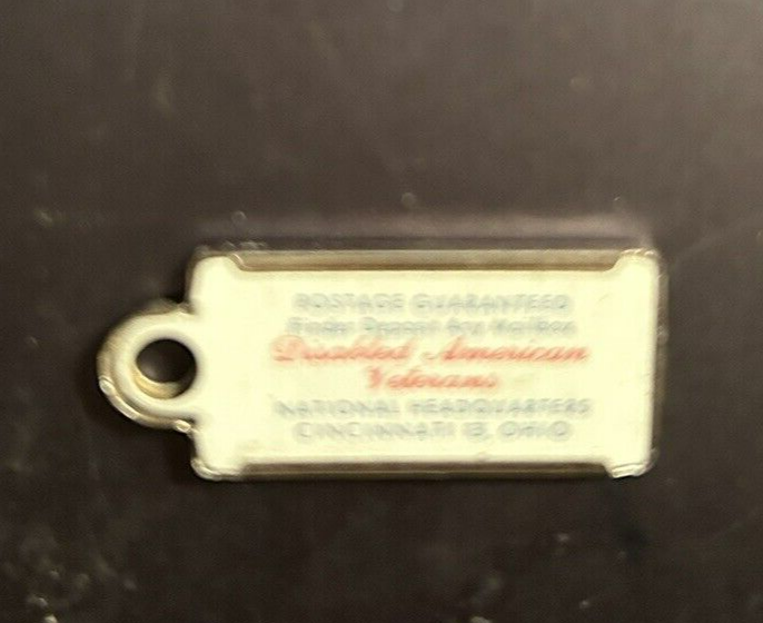 Disabled American Veterans Sponsored: Key Chain Circa 1957