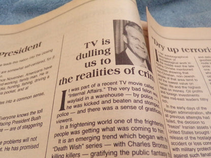 Grit Magazine: Jan. 22-28 1989 Edition Featuring: President Bush