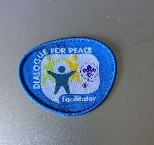 Official World Scouting Patch: "Dialogue For Peace" Facilitator Patch