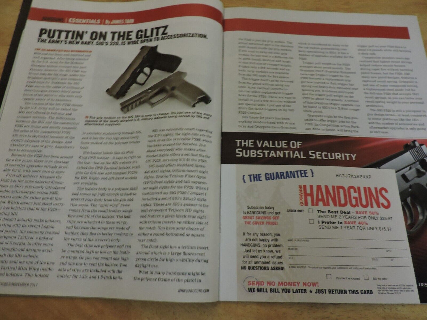 HANDGUNS   OCOTBER/NOVEMBER 2017  PRO TIPS ON CLEANING GUN JAMS