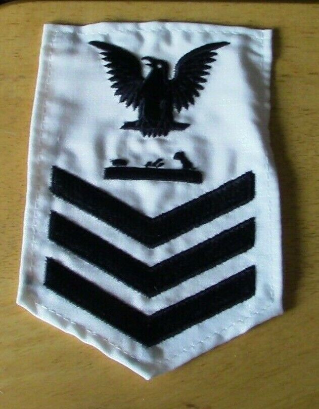 U S Navy Patternmaker  First Class Petty Officer (E-6 Pay Grade) Rank Patch