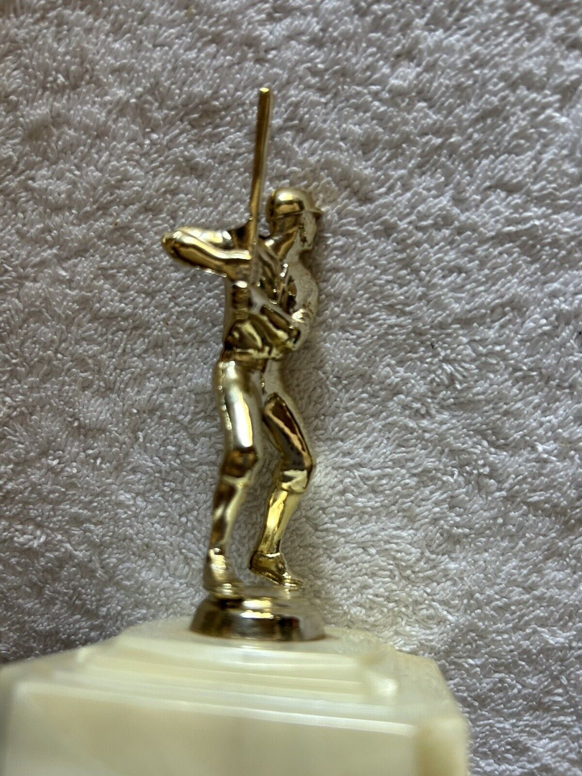 TROPHY: BASEBALL BATTER--PLASTIC--4.5X2.5X2.5 INCHES