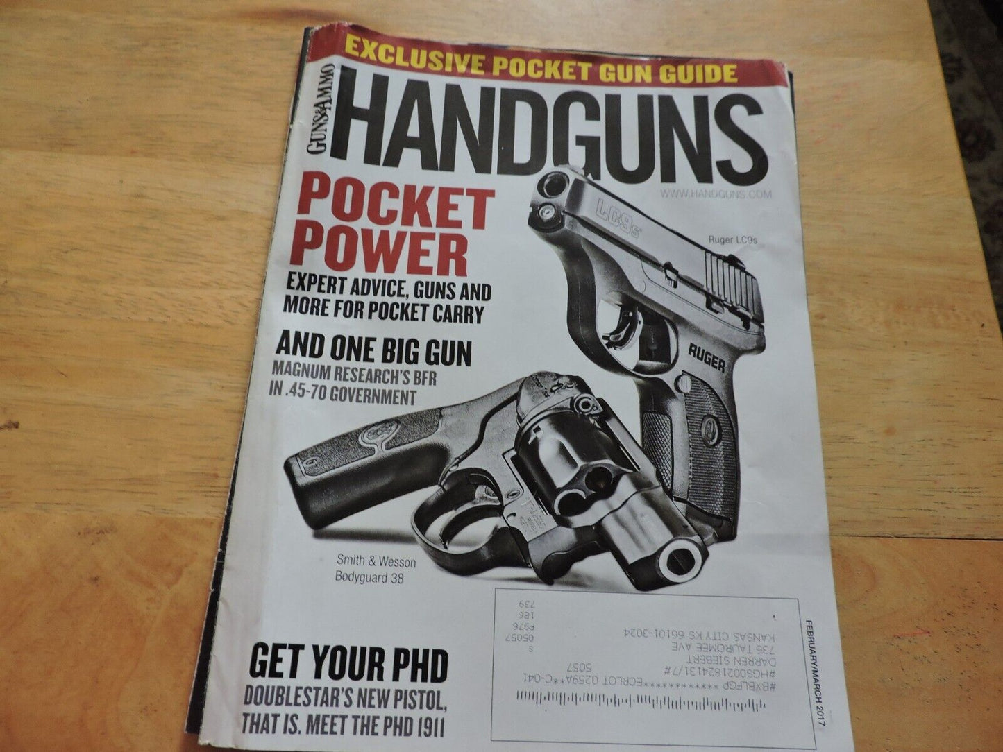 HANDGUNS  FEBRUARY/MARCH 2017