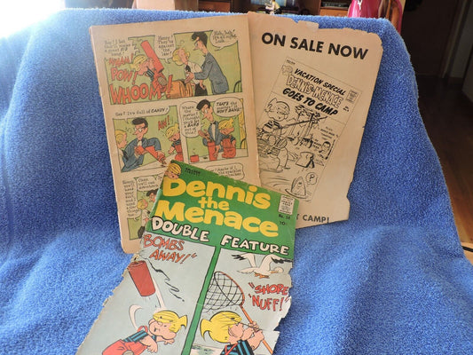 Dennis The Menace Double Feature #54  Hallden Fawcett Comic Book DE8