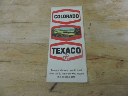 Colorado Texaco Road Map  1969
