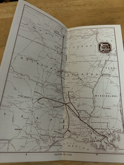 KANSAS CITY SOUTHERN LINES INFORMATION FOLDER NOVEMBER 1964