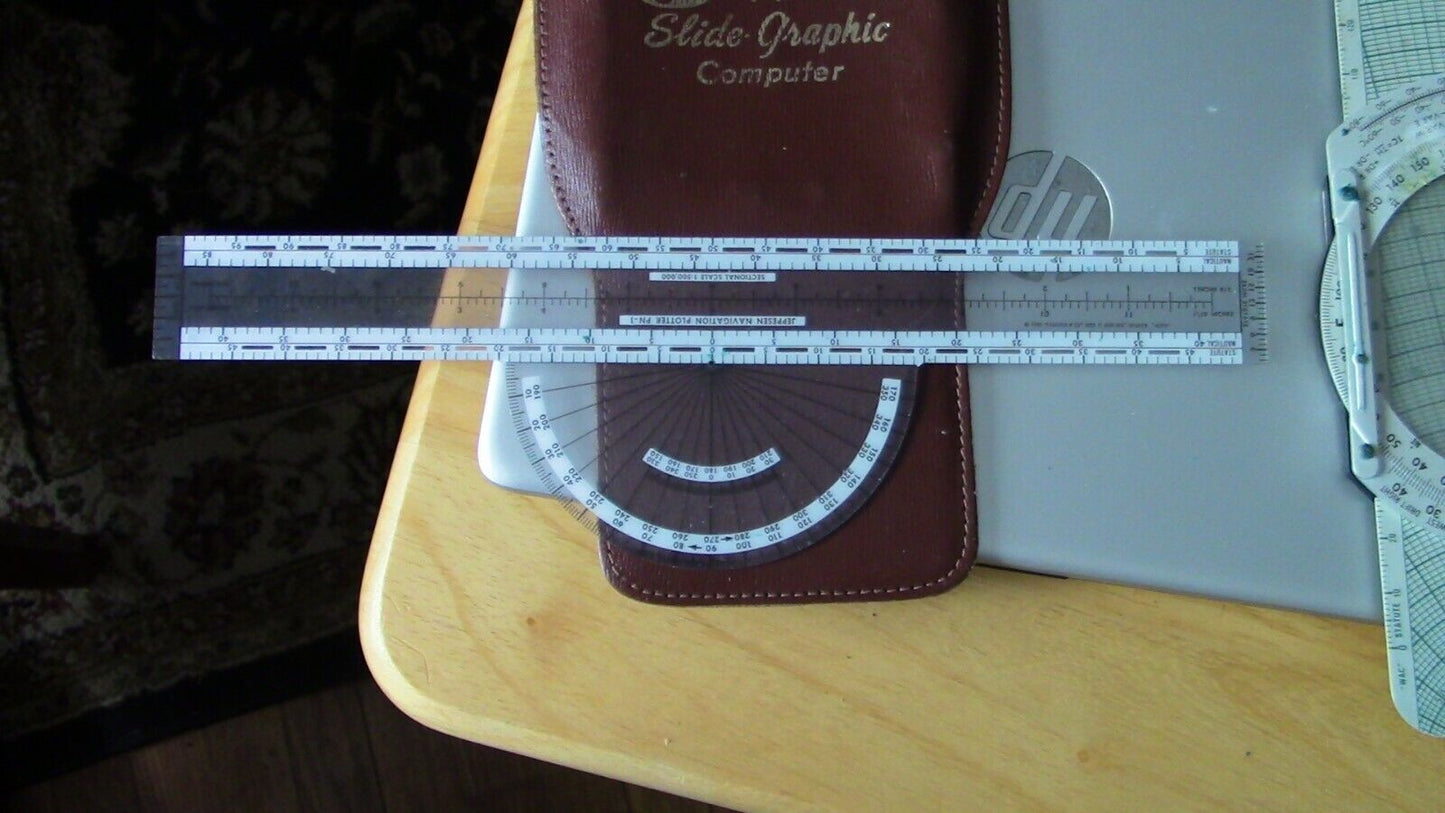 Jeppesen Slide Graphic Computer and Navigation Plotter