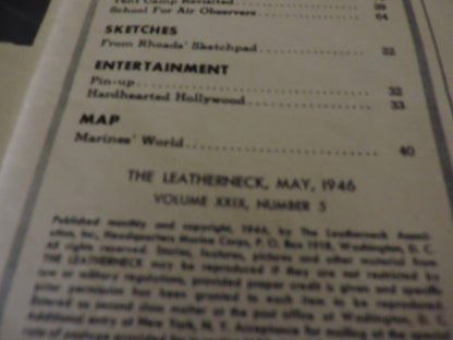 The Leatherneck Magazine: May 1946 Edition