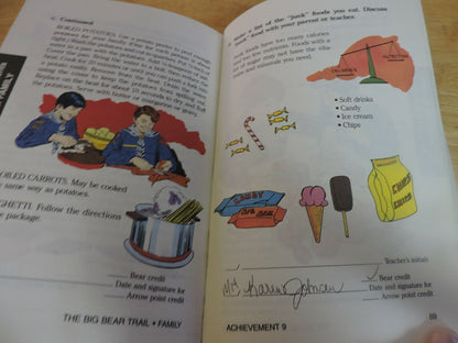 THE BIG BEAR CUB SCOUT HANDBOOK 1990 PRINTING