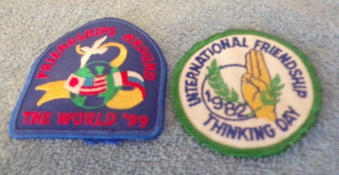 Two Girl Scout Friendship Patches