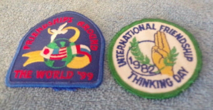 Two Girl Scout Friendship Patches