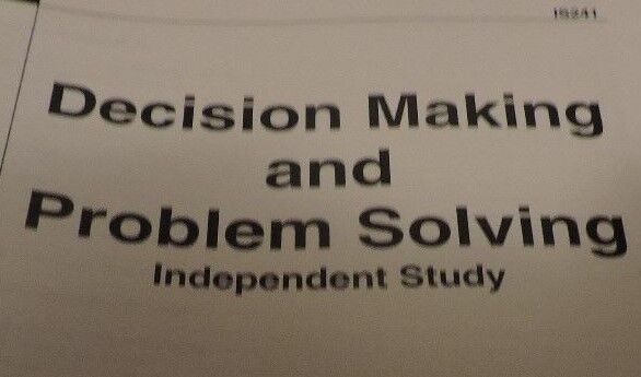 Fema Course: "Decision Making and Problem Solving" Study Book