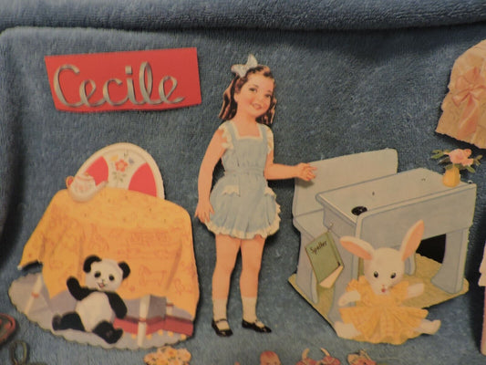 CECILE PAPER DOLL SET
