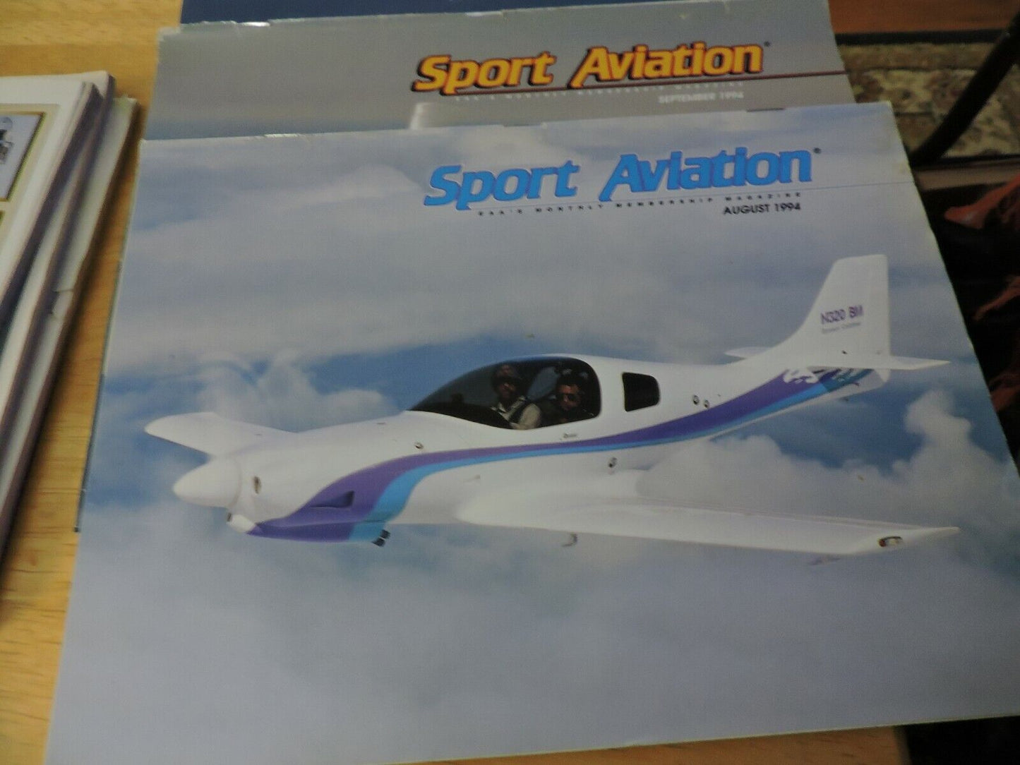 SPORT AVIATION EAA'S MONTHLY MAGAZINE, 1994 MAY-SEPTEMBER, DECEMBER (6)