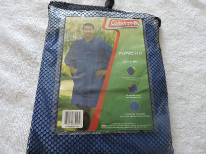 COLEMAN  ADULT PONCHO 50X80 INCHES NEW
