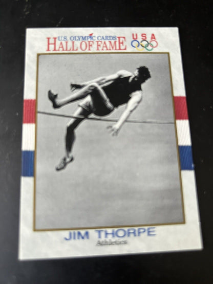 "James Thorpe" 1912 Olympics Gold Medal Winner: Pentathlon & Decathlon Card