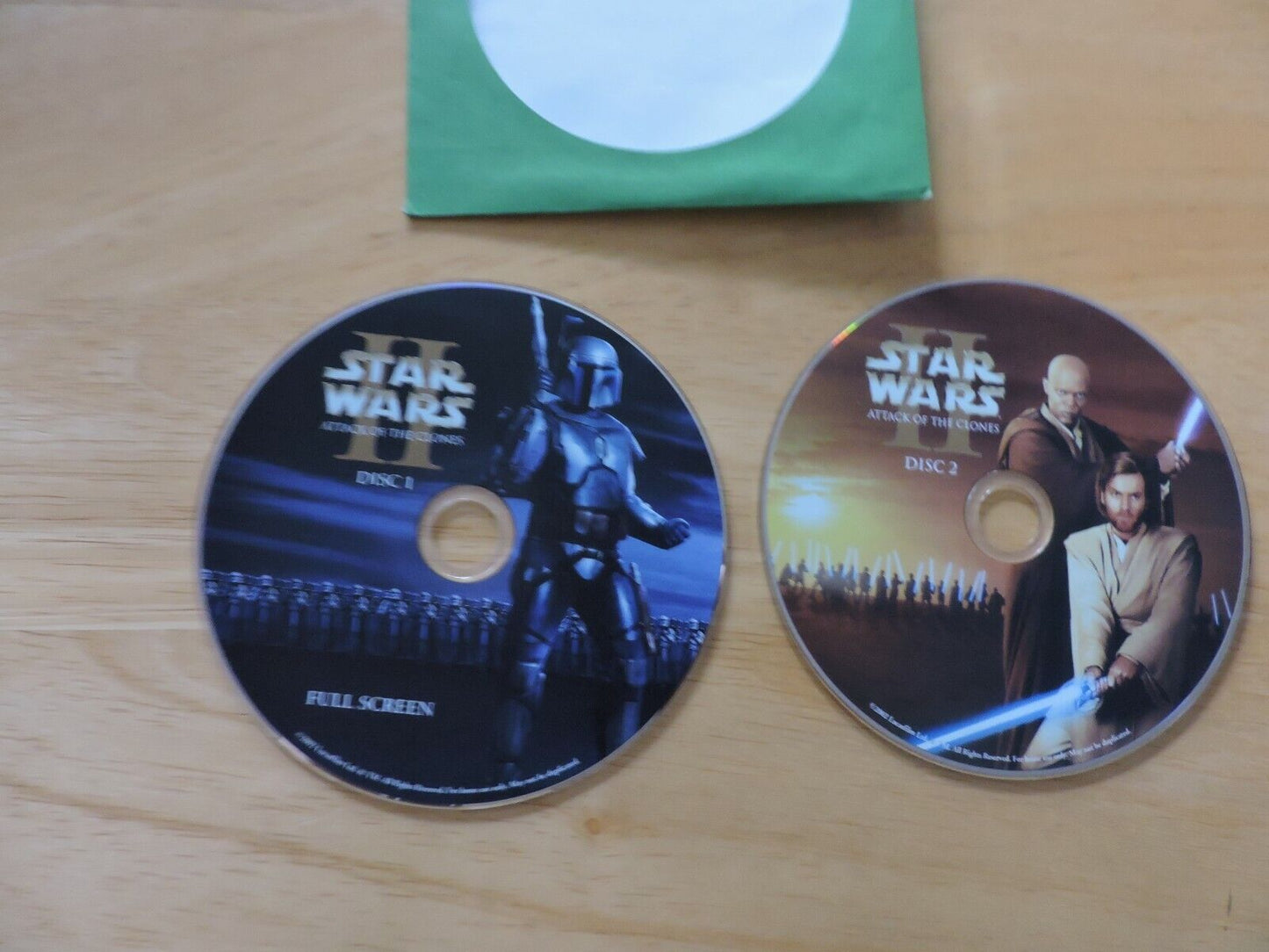 STAR WARS:  ATTACK THE CLONES:  FULL SCREEN  2 DISC SET  COMPUTER GAME RATED T