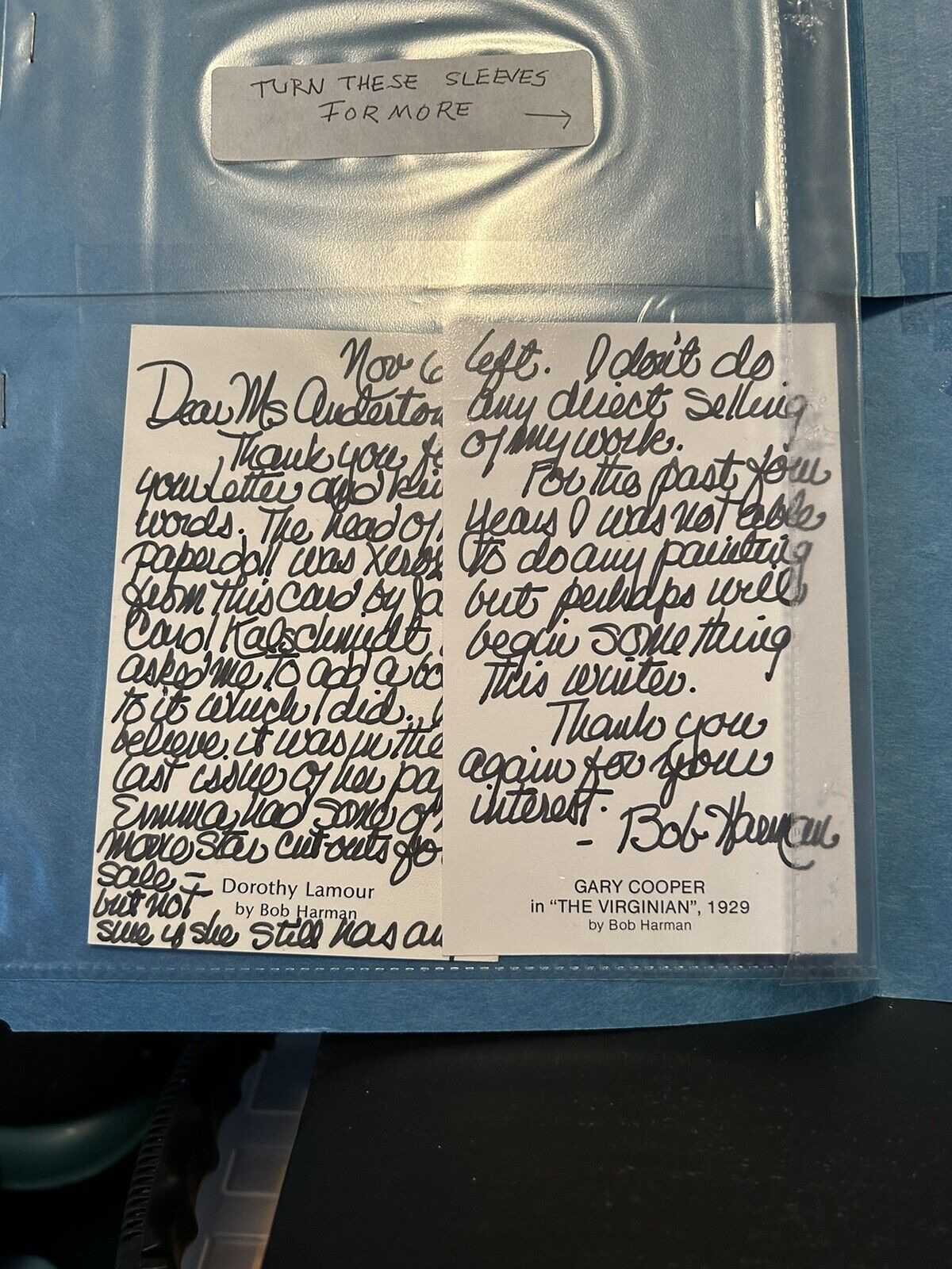 Paper Doll (Collectable): Copy of Art Work & Modified Paper Doll with Documents