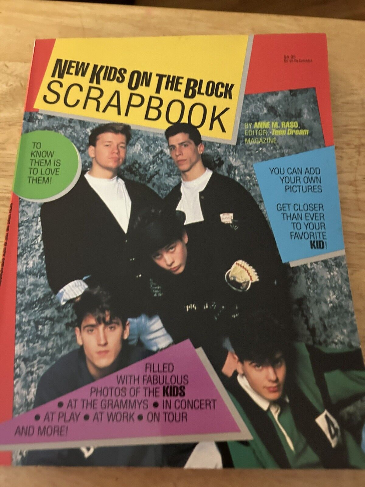 NEW KIDS ON THE BLOCK SCRAPBOOK 1990