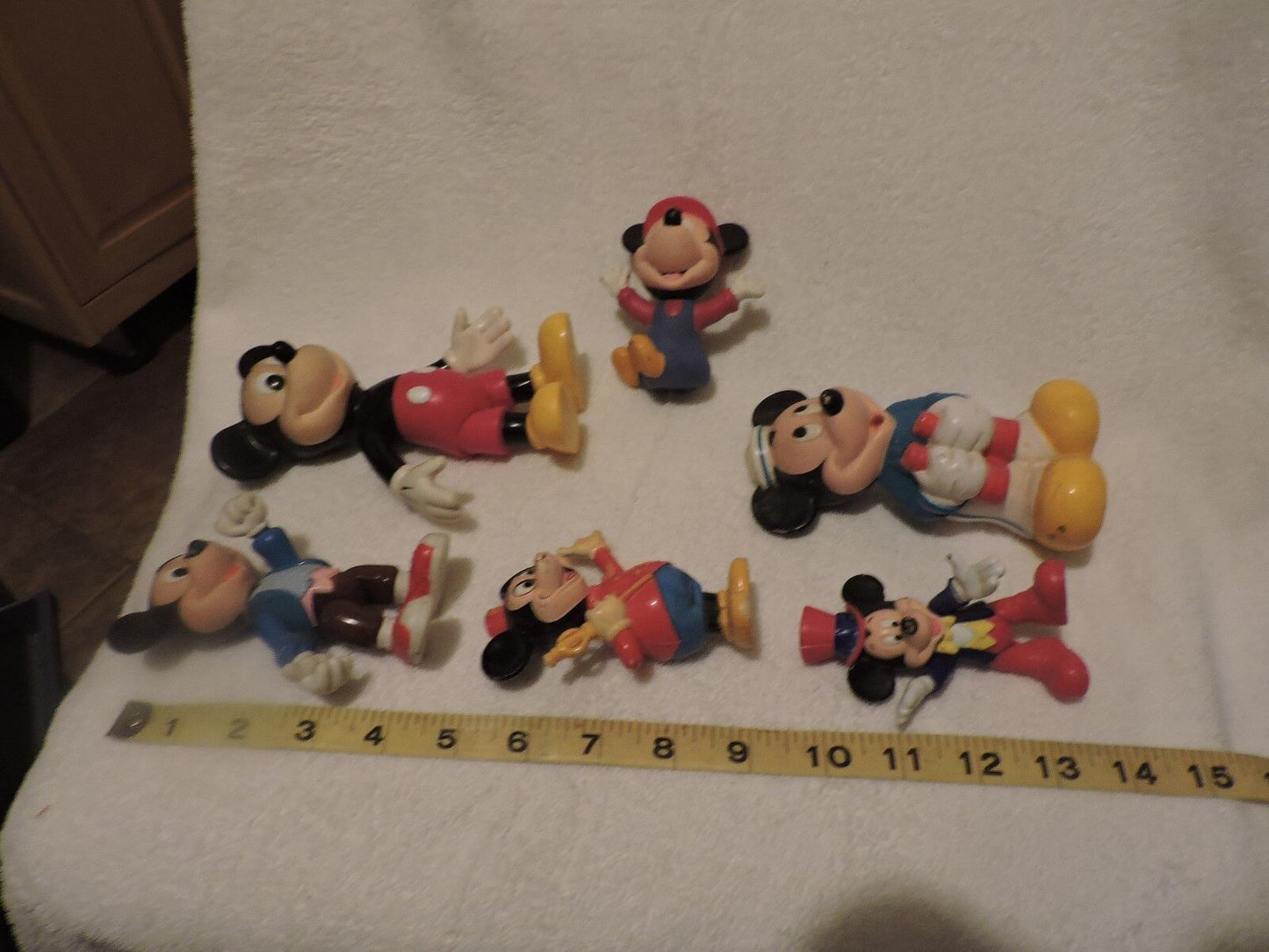 Mickey Mouse Collectable Figurines 6 pieces