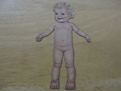 BABY PAPER DOLLS--7x4.5 INCHES