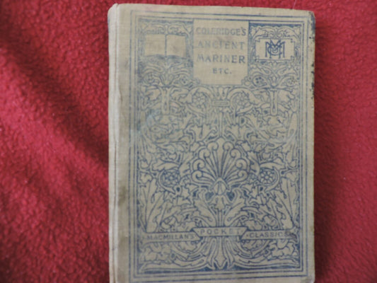 Coleridge's Ancient Mariner, ETC., 1908, HC, Poetry, Coleridge