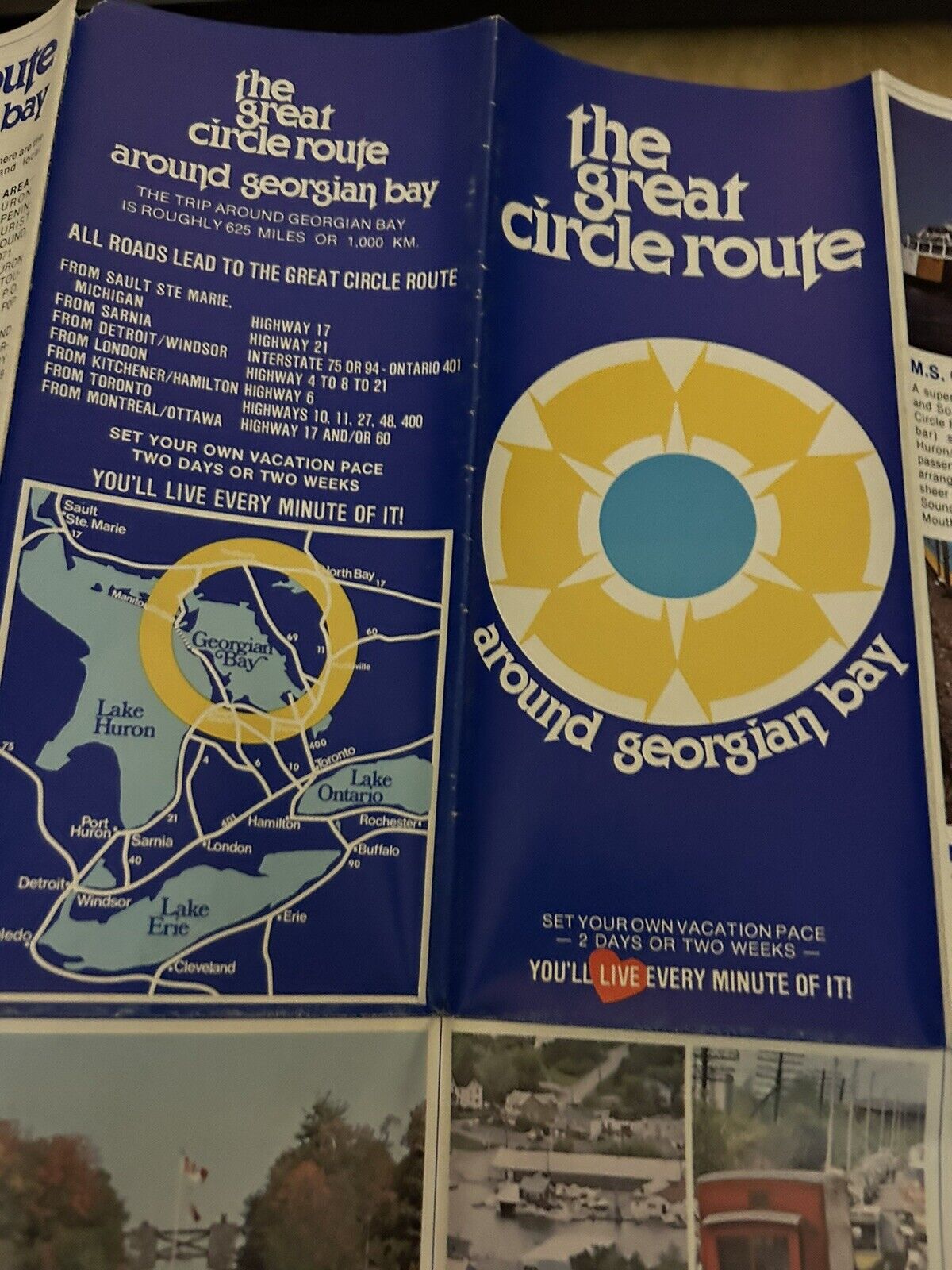 VINTAGE: THE GREAT CIRCLE ROUTE AROUND GEORGIAN BAY (NO DATE)