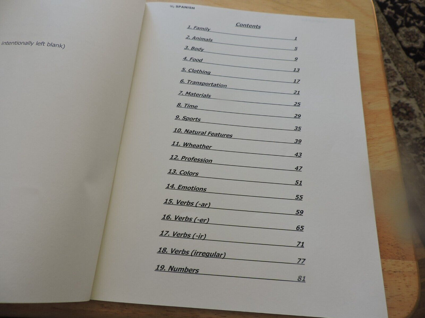 SPANISH BASIC VOCABULARIES--F. CIGER-2019