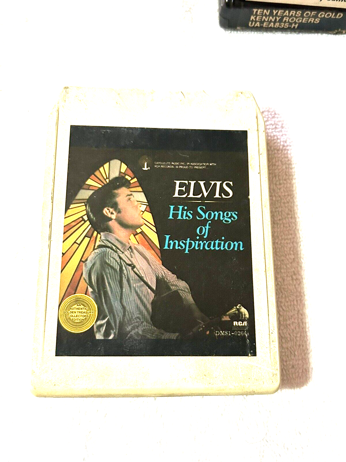 8 TRACK TAPE:   ELVIS HIS SONGS OF INSPIRATION 1972