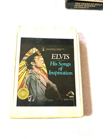 8 TRACK TAPE:   ELVIS HIS SONGS OF INSPIRATION 1972