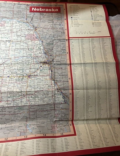 UNIVERSAL MAP: NEBRASKA ROADMAP  NO DATE