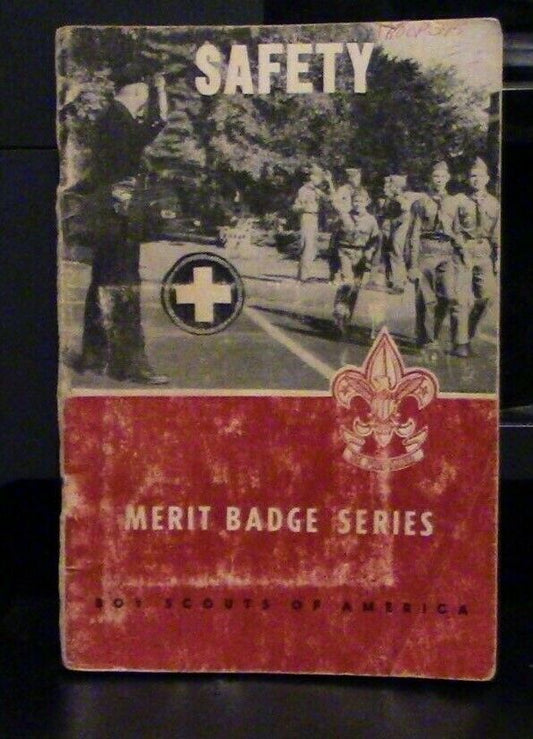BSA-Merit Badge Series "Safety" 1958 Edition