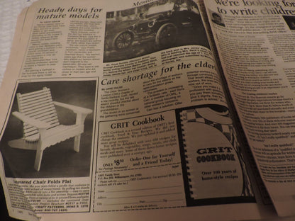 Grit Magazine July 1989 Issue Featuring: "Clean Water"
