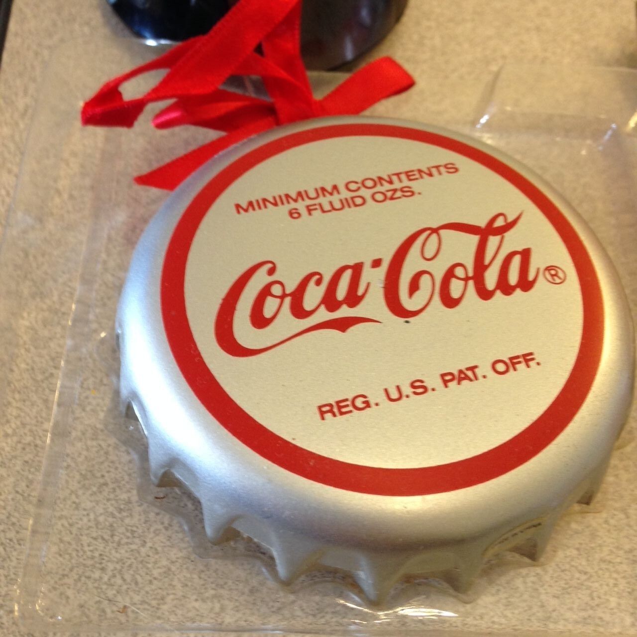 VINTAGE COCA COLA CHRISTMAS ORNAMENT - 1990