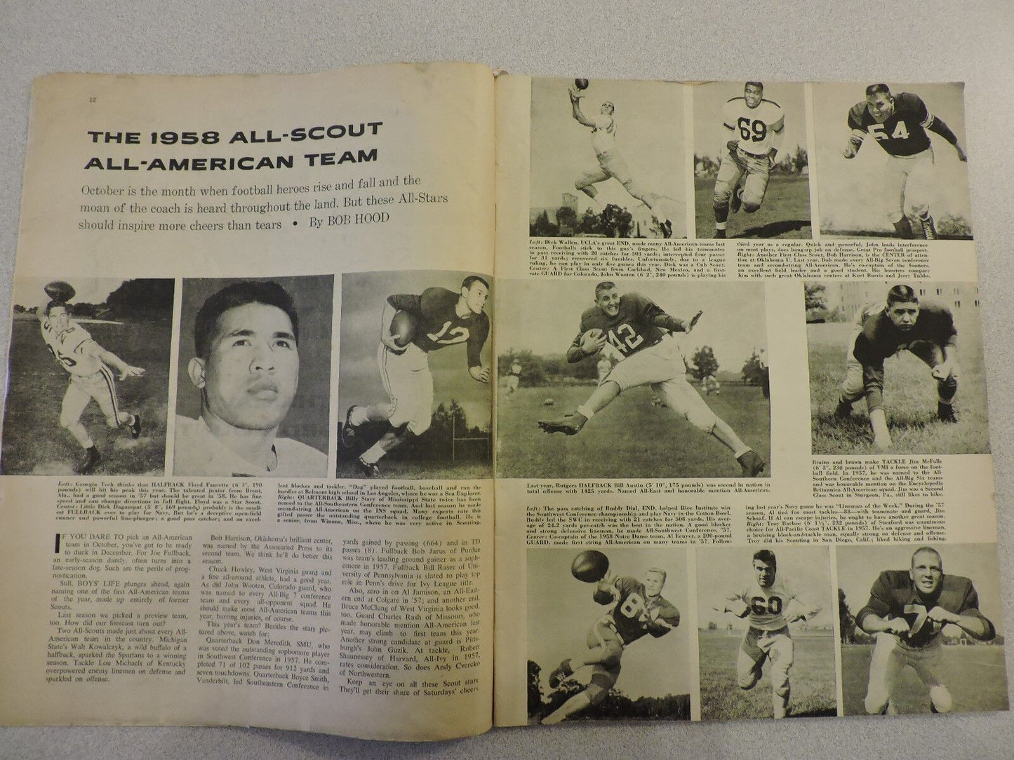 Vintage Boys Life Magazine For All Boys, Sept. 1954, color print ads NO COVER