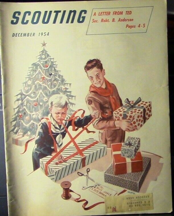 Scouting: A Magazine for Adult Scouters:  (December, 1954 Printing)
