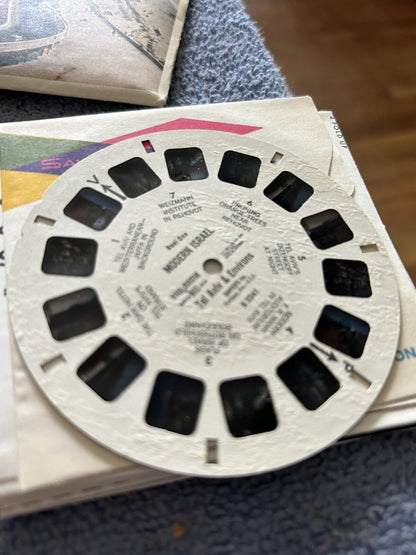 VIEW MASTER 3D REELS: MODERN ISREAL. -3 REELS--OPENED PACKAGE