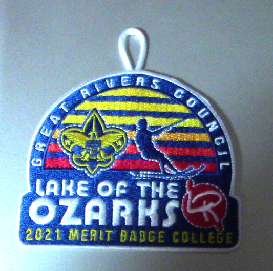 OFFICIAL BSA: Great Rivers Council 2021 Merit Badge College Button Patch