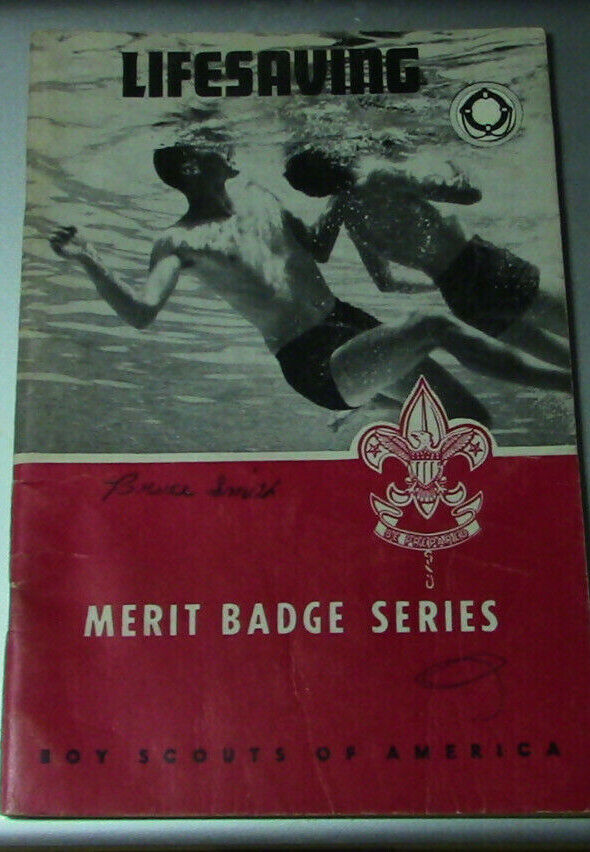 Boy's Scout Merit Badge Pamphlet "Lifesaving" 1965 Edition