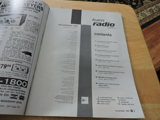 HAM RADIO MAGAZINE NOVEMBER  1979