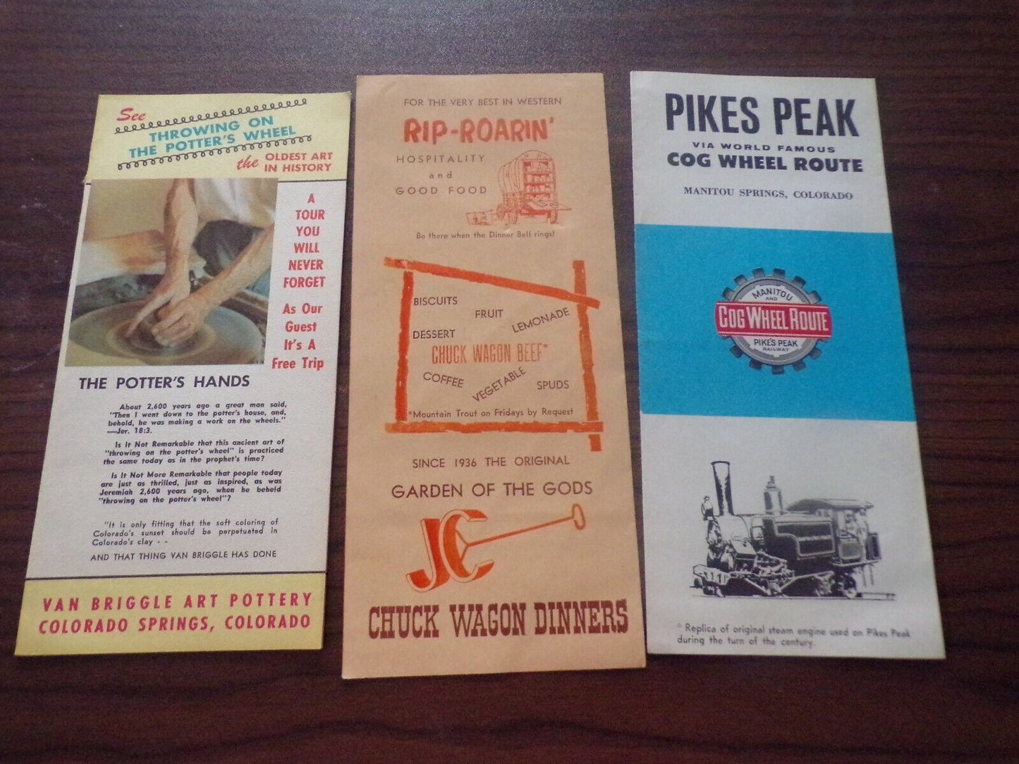 Assorted Colorado Maps/Pamphlets/Post Cards Circa 1950's-60's
