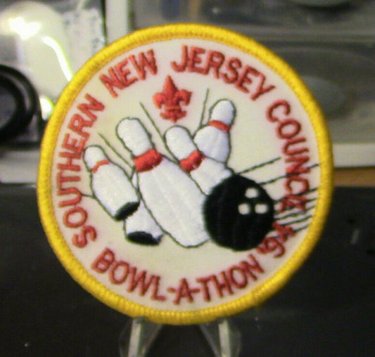 OFFICIAL BSA: Southern New Jersey Bowl-A-Thon 1994 Patch