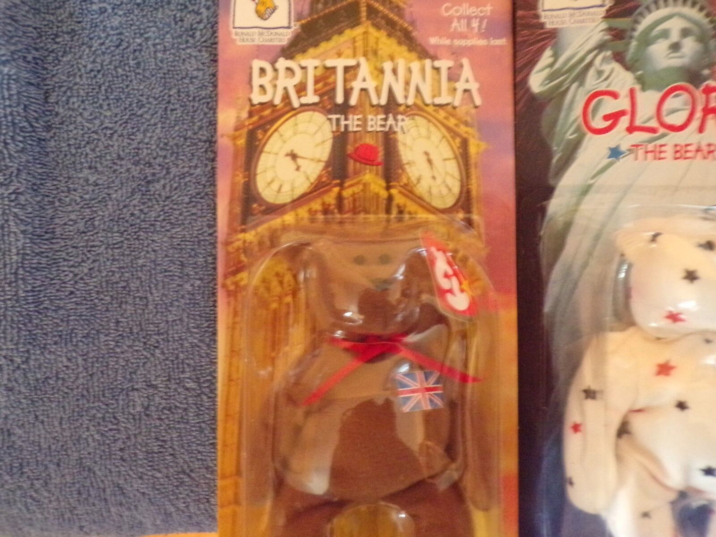 McDonald's Collectable THE BEAR  Set of 4--1999